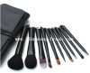 10pcs The best slanted handle make up brush set