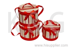 Round Paper Gift Box Set