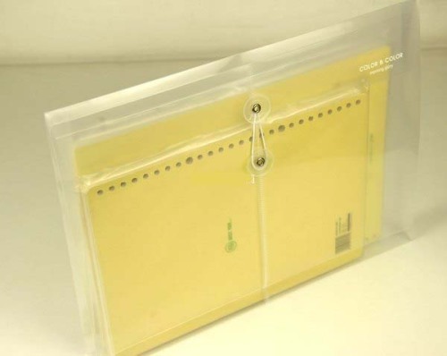 PVC / clarity / A4 file folder