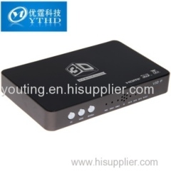 2D to 3D converter 3D DLP Converter 2X1 3d tv video converter Support all 3D format conversion 3D HD Video Converter Box