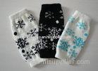 Fashion Jacquard Knitted Arm Warmer Fingerless Gloves Patterns for Ladies
