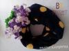 Colorful Knitted Neck Warmers With Wave Point For Winter / Autumn