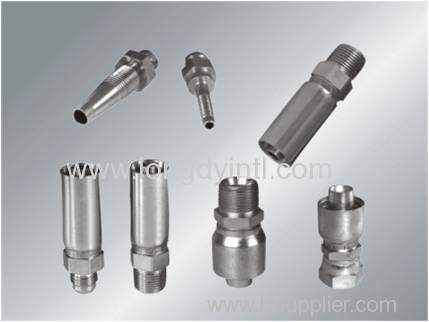 Hydraulic hose fittings and adapters