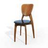 Standard Black / White modern wood dining chairs for Restaurant Commercial