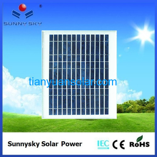 Polycrystalline Silicon solar panel 15W