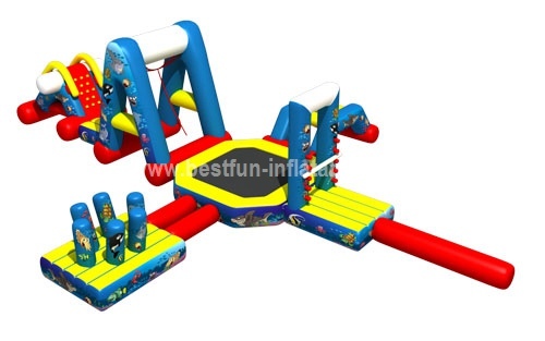 Floating Outdoor Thrilling Inflatable Water Park