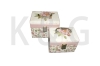 Suitcase Shape Paper Gift Box Set Flower