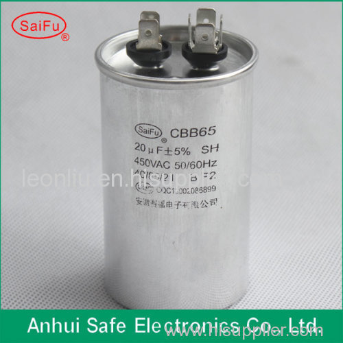 250V 20uF storage energy capacitor