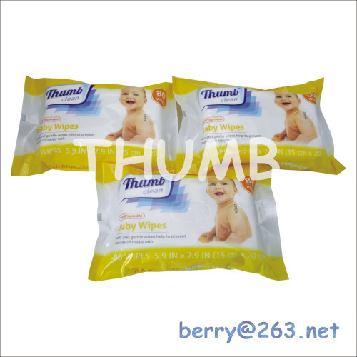80pcs Soft Disposable Baby wipes