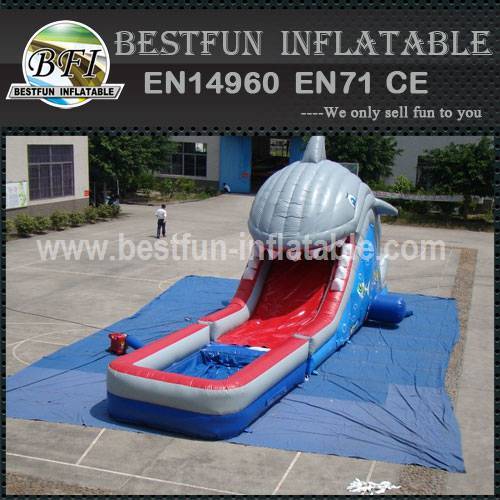 Inflatable Ocean Theme Shark Water Slide