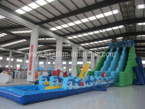 Giant Inflatable Beach Water Slide for Adult