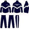 Men Jogging Polyester Zipped Jacket Pocket Tracksuits Customized Sportswear