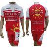 Customized Polyester Sublimated Cycling Wear Bicycle Jersey And Bib Shorts