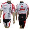 Polyester Sublimated Cycling Wear Cycle Jersey And Bib Shorts With Full Front Zip