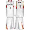 Embroidery White 4 - 16 Sublimated Basketball Uniforms for Training academy