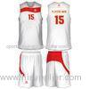 Quick Dry Breathable Basketball Uniforms Jerseys Pro Mesh For Recreation League