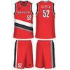 Create Your Own Jersey and Shorts Sublimated Basketball Uniforms Elastic Dazzle