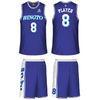 Quick Dry Custom Sublimated Basketball Uniforms with Jerseys and Shorts Pro Mesh