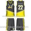 Ribbed Collar Quick Dry Stretchy Sublimated Basketball Uniforms Children - Adult