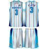 Unisex Light Weight Sublimated Basketball Clothes Embroidery Printing