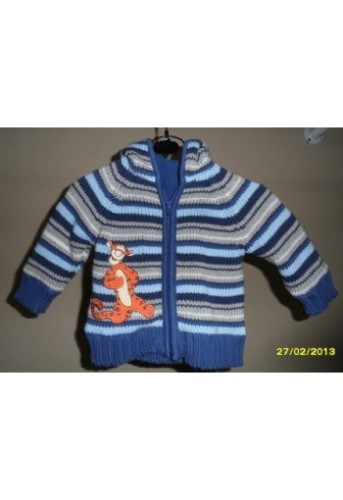 children's zip cardigan with fleece inside