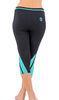 Yoga Capris 3 / 4 Shorts Cool Dry Multi Colors Slimming Womens Fitness Wear Soft Supple
