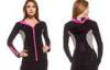 2013 Gym Hoody Jackets Tri - color Womens Fitness Wear Contrast Color Pocketing
