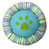 pet products Cute Paw Print round kennel / bed for dogs and cats