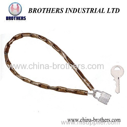 Bicycle Chain Lock With Padlock