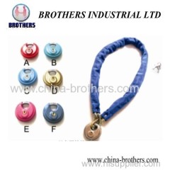 Colorful New Type Anti-theft Bicycle Chain Lock