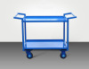 Heavy duty industrial trolley double layers warehosue logistic utility hand trucks