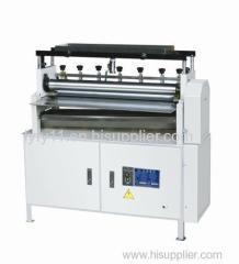 Adjustable speed upper side gluing machine paper box machine