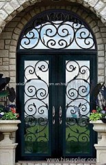 wrought iron door for home and garden