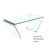 clear coffee table glass table