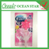 shaped flower natural toilet cleaner