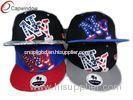 Mens / Womens Vintage Snapback Baseball Caps Cotton Plain For Dancers