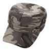 Adjusteble Velcro Camouflage Baseball Hats With Metal Logo
