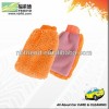 Orange color car wash mitt