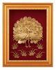 Manual 3D gold foil peacock frame gold foil crafts 1.5kg / set