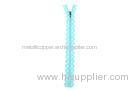 7 # Enclosed Separating Invisible Zipper With Nylon Lace For Bridal Wear