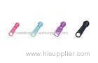 7# Plastic Non-lock Auto Lock Zipper Slider For Handbag / Clothing