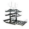 Stylish Double Sided Shop Steel Display Stands Peg Hook Display Rack For Food