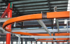 overhead conveyor for powder coating line