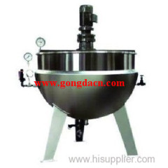 500 liter vertical steam jacketed cooking kettle