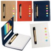 Promotional eco-friendly sticky notes pad with ballpoint pen