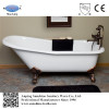 Slipper freestanding cast iron bathtub