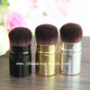 Mini synthetic retractable kabuki brush