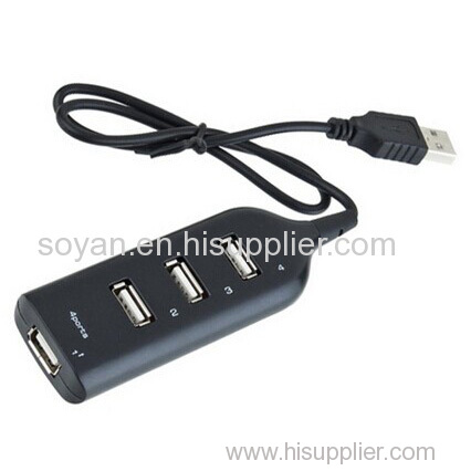 High Speed 480Mbps 4 Port Mini USB 2.0 Hub