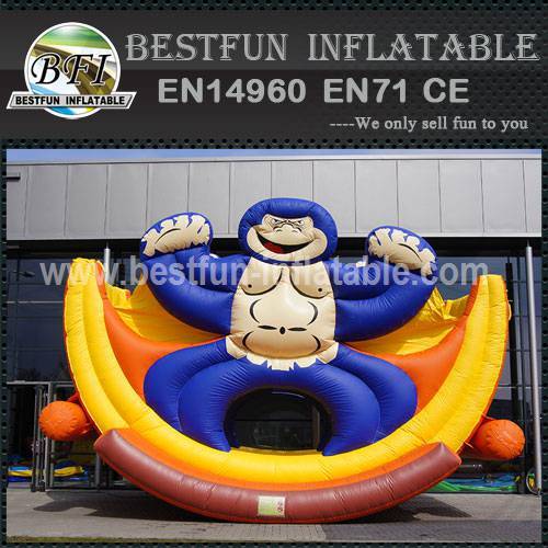 Inflatable Rolling Monkey Sport Game