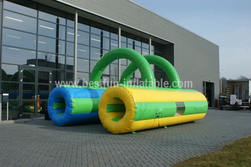 Inflatable crawl tunnel obstacle course